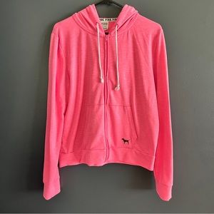 VS Pink Zip Up Hoodie